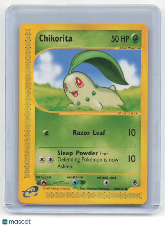 2002 Pokemon TCG Chikorita Expedition #100/165