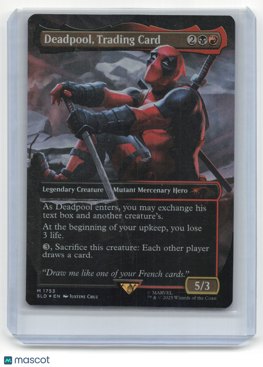 2025 Magic: The Gathering Deadpool Secret Lair Drop: Marvel #M 1753 Foil