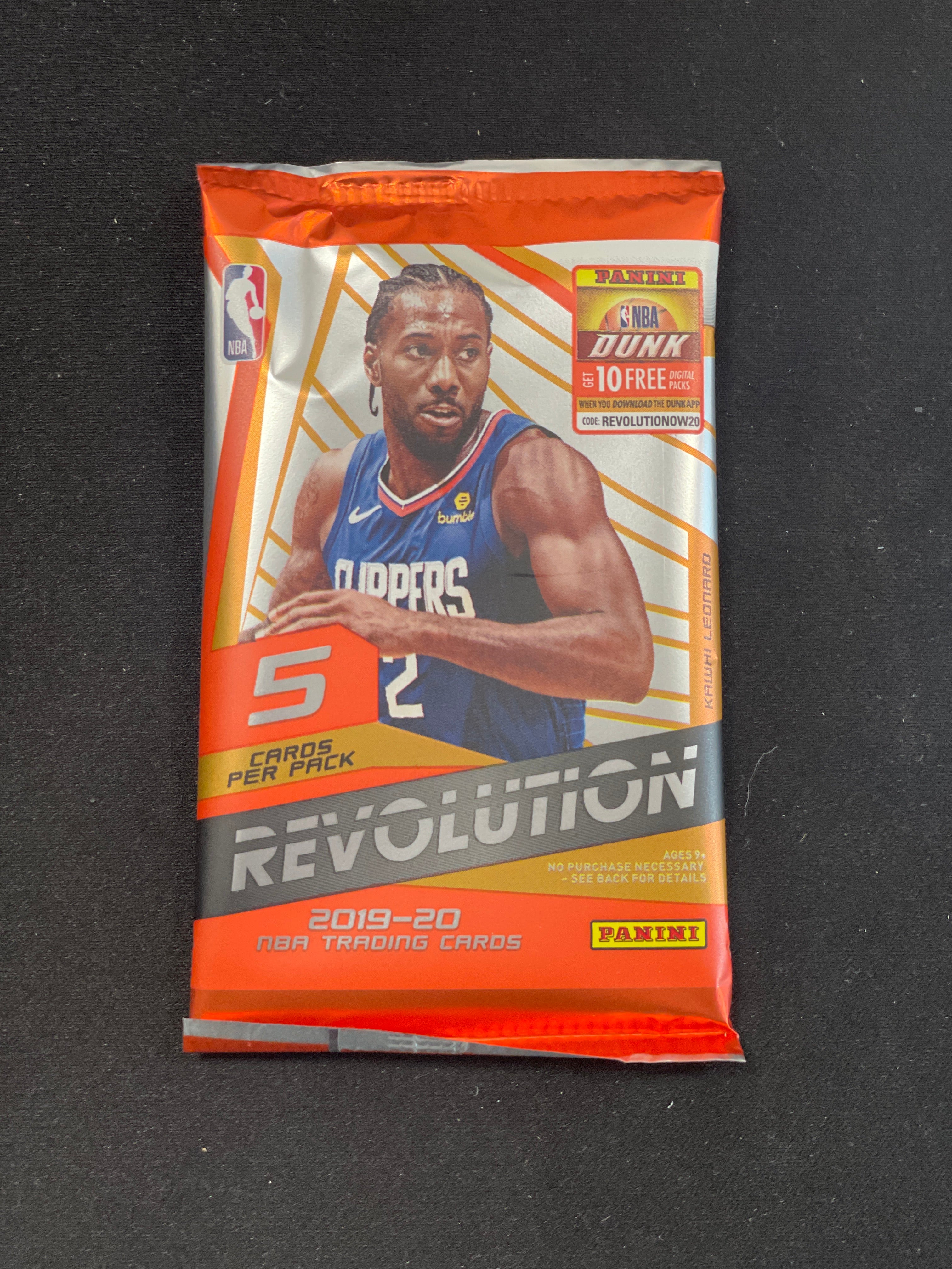 2019-20 Panini Revolution Basketball Hobby Pack