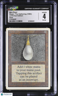 1993 Magic: TG—Mox Pearl #264 Unlimited Edition—Rare Nonfoil (Crimp Error) CGC 4