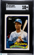 Topps 1989 Topps Traded Baseball—Ken Griffey JR. #41T —SGC 10
