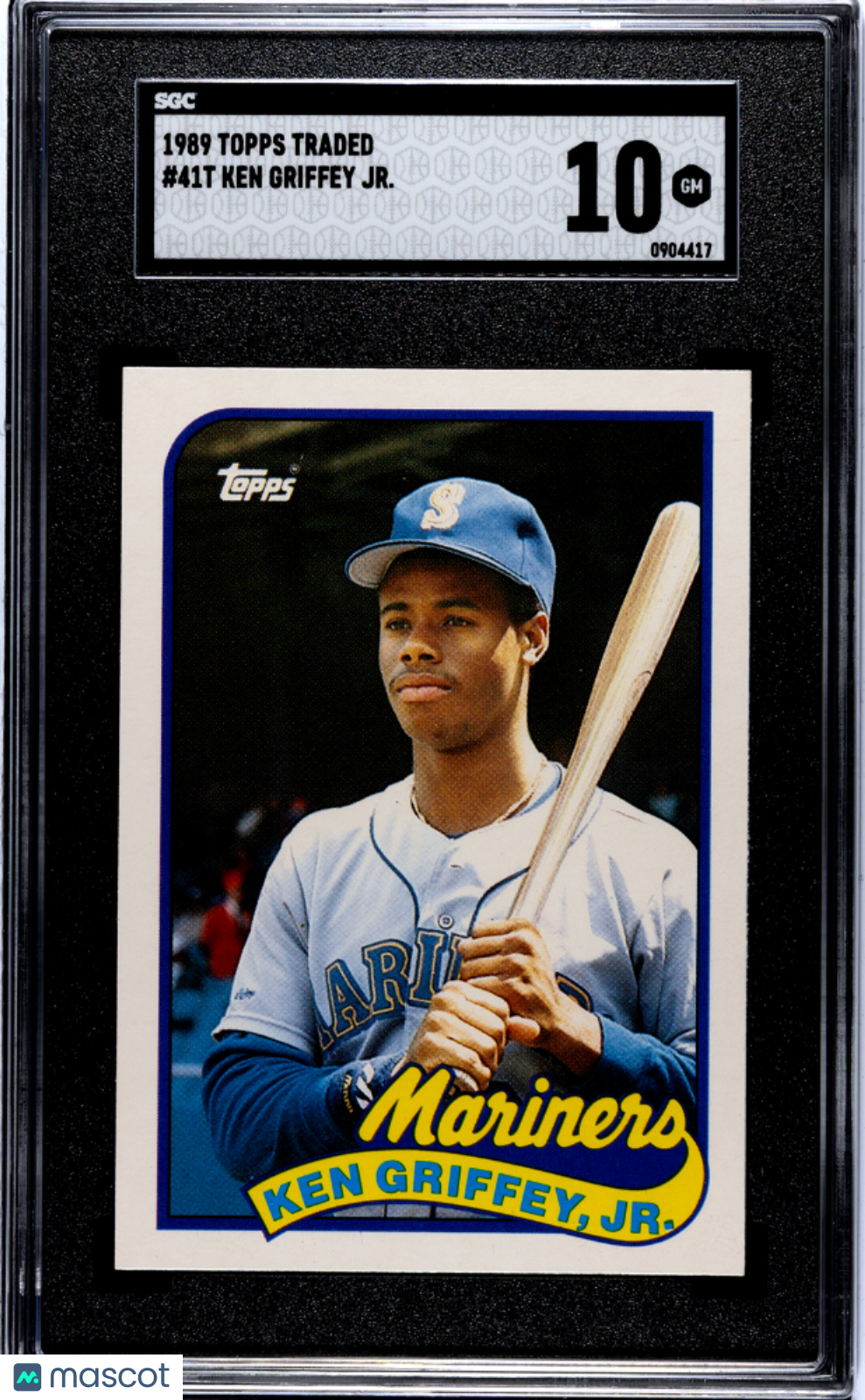 Topps 1989 Topps Traded Baseball—Ken Griffey JR. #41T —SGC 10