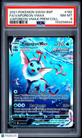2021 Pokemon—Vaporeon VMAX #182 Sword & Shield Promo—Black Star Promo PSA 8