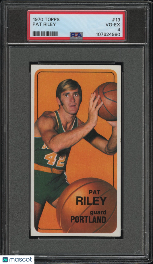 1970 Topps Basketball Pat Riley #13 PSA 4