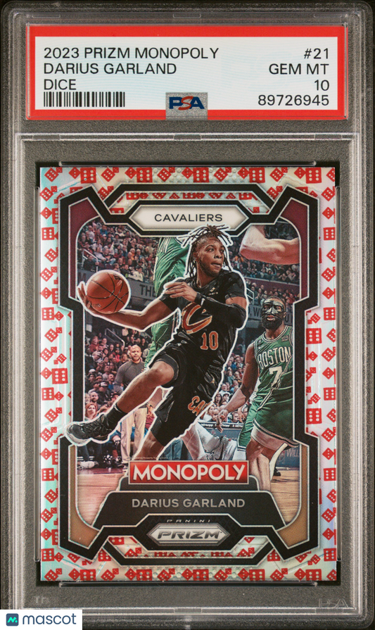 2023 Panini Prizm Monopoly Darius Garland #21 PSA 10