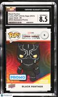 2023 UD Funko Pop! Infinity Saga Marvel—Black Panther #5 SDCC Exc Promo— CGC 8.5
