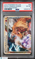 2010 Pokemon—Entei & Raikou Legend #90 Unleashed—Ultra Rare Holo PSA 6