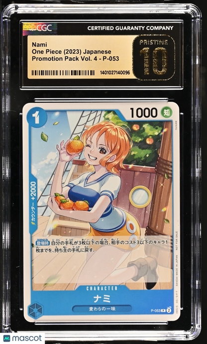 2023 One Piece—Nami #P-053 OP-PR—Promo Nonfoil Japanese CGC 10