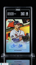 2022 Topps Fire Baseball—Spencer Strider #FA-SS Refractor —TAG 8