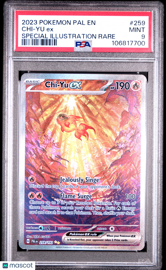 2023 Pokemon TCG Chi-Yu EX Paldea Evolved #259 PSA 9