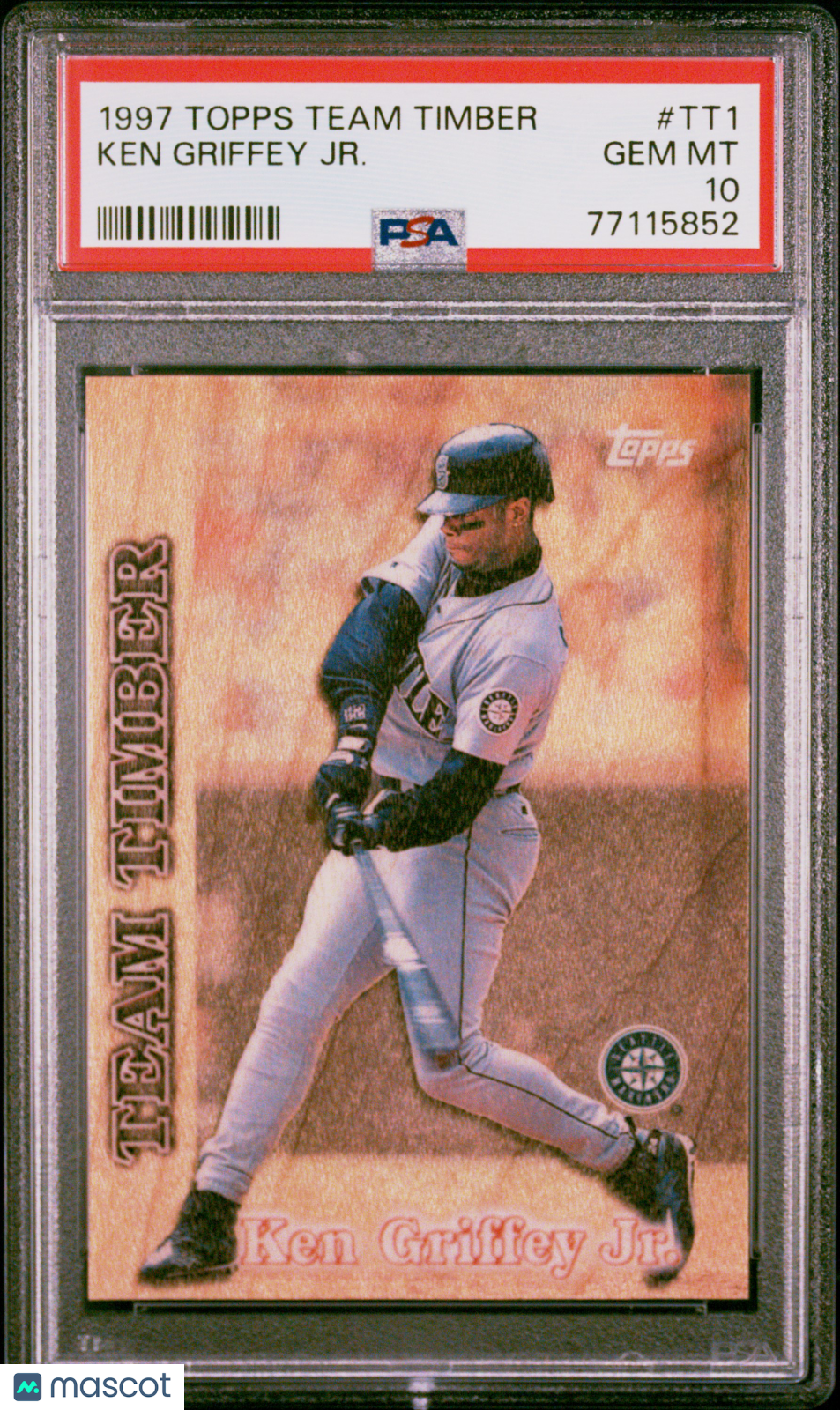 Topps 1997 Topps Team Timber Baseball—Ken Griffey JR. #TT1 —PSA 10