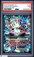 2016 Pokemon—M Alakazam EX #118 XY - Fates Collide—Ultra Rare PSA 7