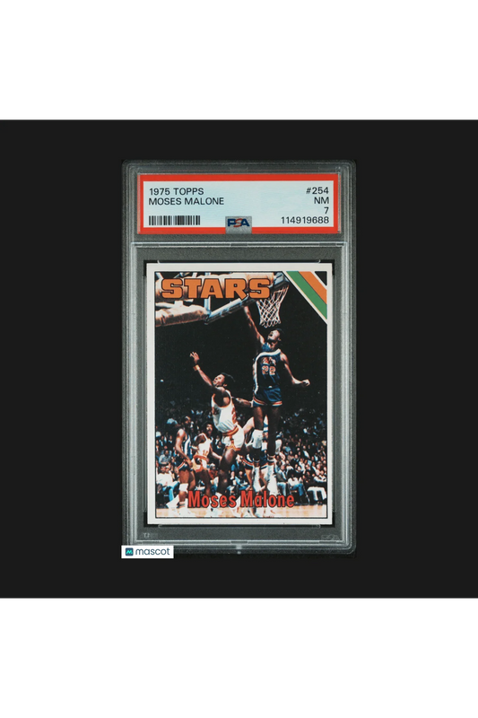 1975 Topps Basketball Moses Malone #254 PSA 7 - Papa Joey's Collectibles