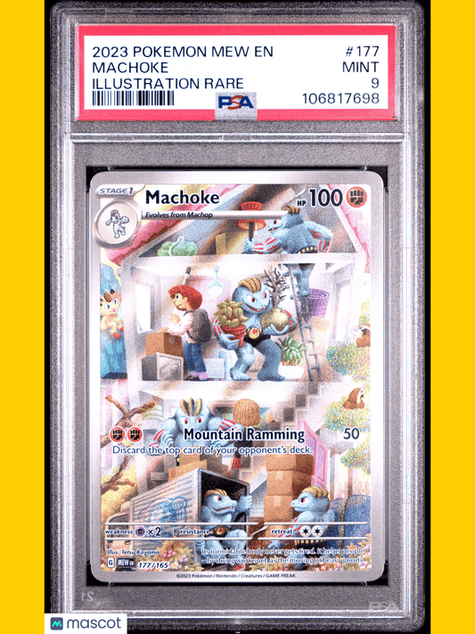 2023 Pokemon TCG Machoke 151 #177 PSA 9