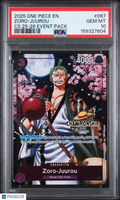 2025 One Piece—Zoro-Juurou #067 OP Championship 2025-26 Event Pack—Rare PSA 10
