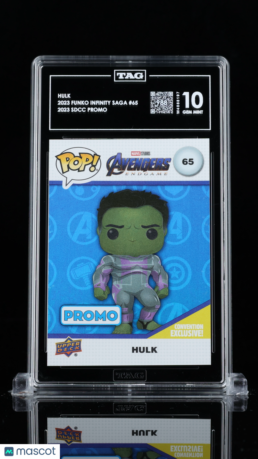 2023 Upper Deck Funko Infinity Saga Marvel—Hulk #65 (Promo)—TAG 10