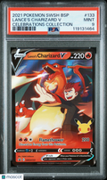 2021 Pokemon—Lance's Charizard V #133 Sword & Shield—Black Star Promo PSA 9