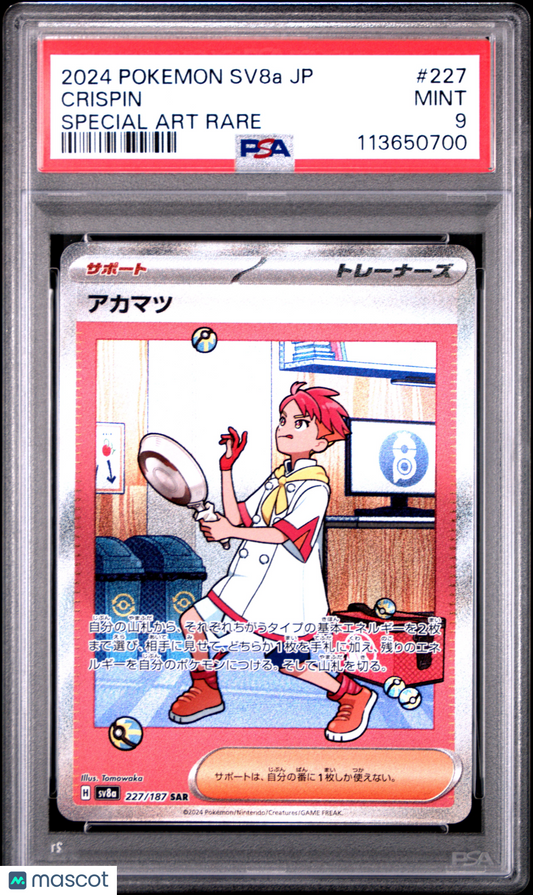 2024 Pokemon Crispin Terastal Fest EX #227 Japanese SAR PSA 9