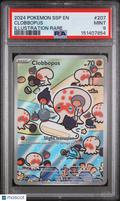 2024 Pokemon—Clobbopus #207 Surging Sparks—Illustration Rare Foil PSA 9