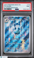 2023 Pokemon—Poliwhirl #176 Scarlet & Violet 151—Illustration Rare Foil PSA 9