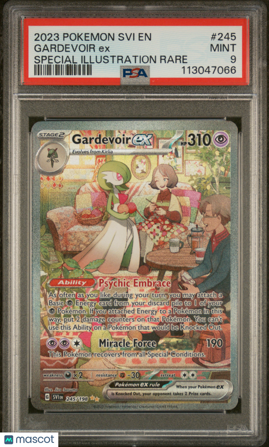 2023 Pokemon Gardevoir EX Scarlet & Violet #245 Special Illustration Rare PSA 9