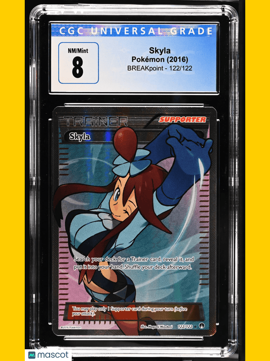 Pokémon Skyla 2016 Pokémon BREAKpoint #122/122 English CGC 8