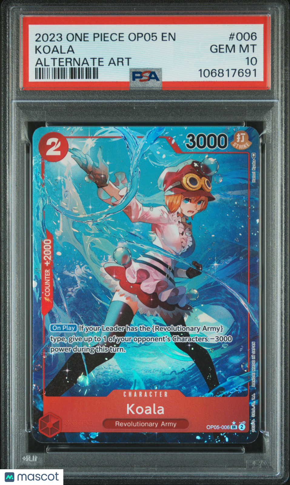 2023 One Piece CCG Koala Awakening Of The New Era #006 PSA 10