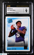 2018 Panini Donruss Football—Lamar Jackson #317 —CGC 9