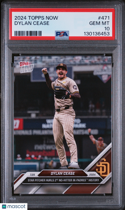 2024 Topps Now Dylan Cease #471 PSA 10