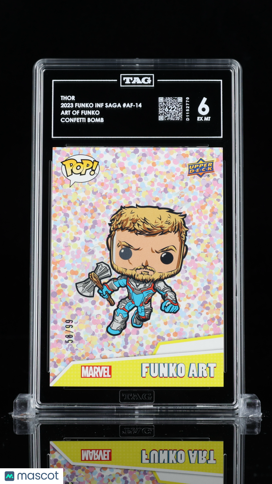 2023 Upper Deck Funko Infinity Saga Marvel—Thor #AF-14 Confetti Bomb —TAG 6