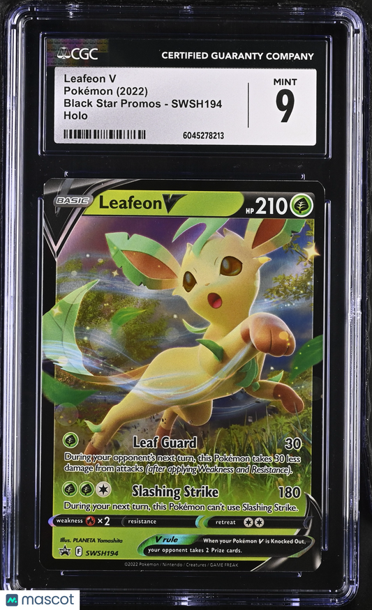 Leafeon V 2022 Pokemon Black Star Promos #SWSH194 CGC 9