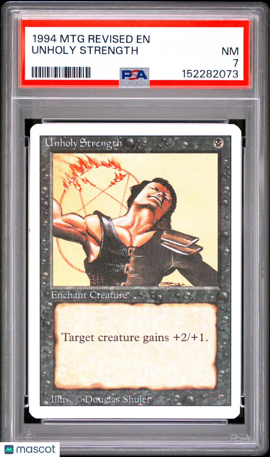 1994 Magic: TG—Unholy Strength #133 Revised Edition—Common Nonfoil PSA 7