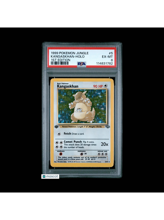 1999 Pokemon Kangaskhan Jungle #5 1ST Edition PSA 6 - Papa Joey's Collectibles