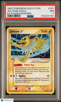 2007 Pokemon—Jolteon #101 EX Power Keepers—Rare Holo PSA 7