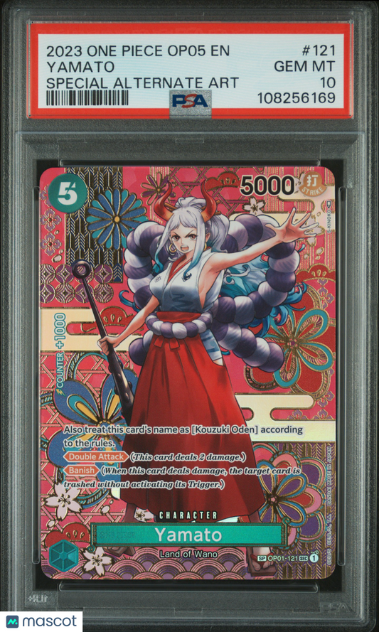 Yamato 2023 One Piece Op05-Awakening Of The New Era #121 Alternate Art PSA 10
