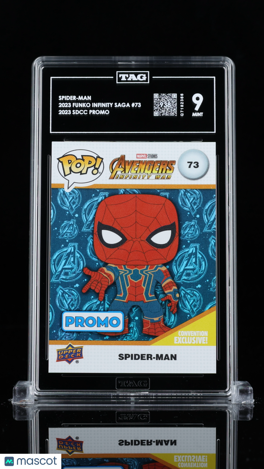 2023 Upper Deck Funko Infinity Saga Marvel—Spider-Man #73 (Promo)—TAG 9