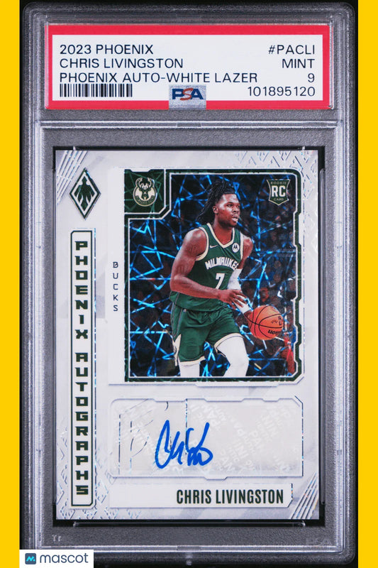 2023 Panini Phoenix Basketball Chris Livingston White Lazer #PACLI PSA 9 - Papa Joey's Collectibles