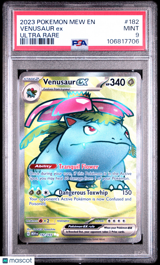 2023 Pokemon TCG Venusaur EX 151 #182 PSA 9