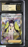 2023 Pokemon—Elesa's Sparkle (Full Art) #147/159 Crown Zenith—UR Foil CGC 10
