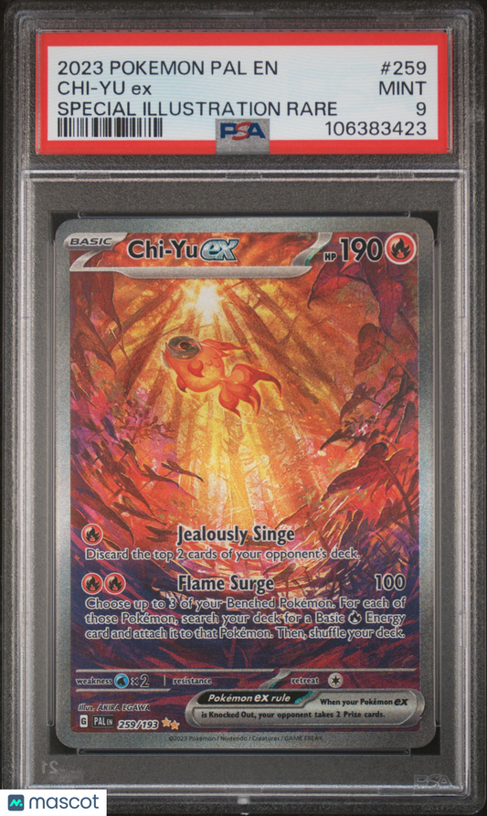 2023 Pokemon TCG Chi-Yu EX Paldea Evolved #259 PSA 9