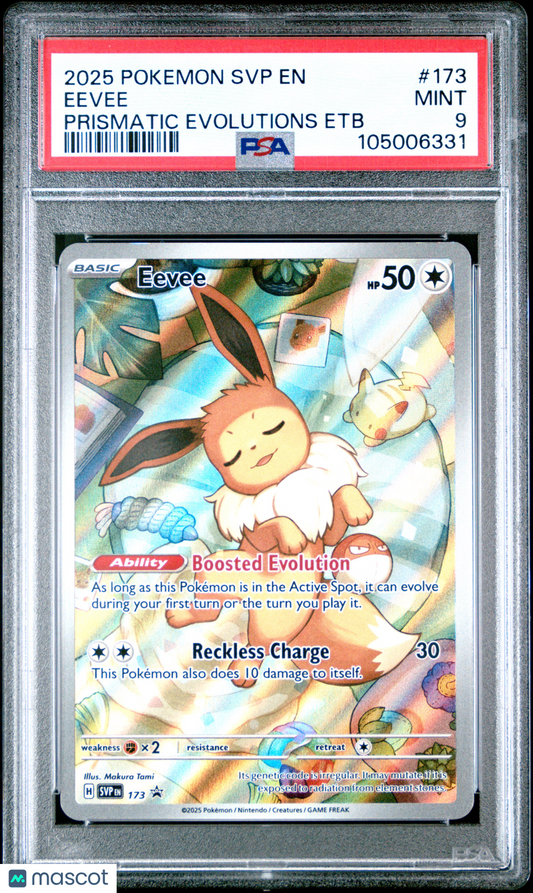 2025 Pokemon TCG Eevee SV Black Star Promo #173 PSA 9