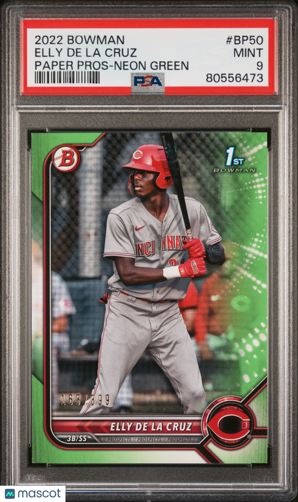 2022 Bowman Paper Prospects Baseball—Elly De La Cruz #BP50 —PSA 9