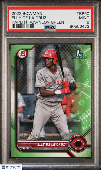 2022 Bowman Paper Prospects Baseball—Elly De La Cruz #BP50 —PSA 9