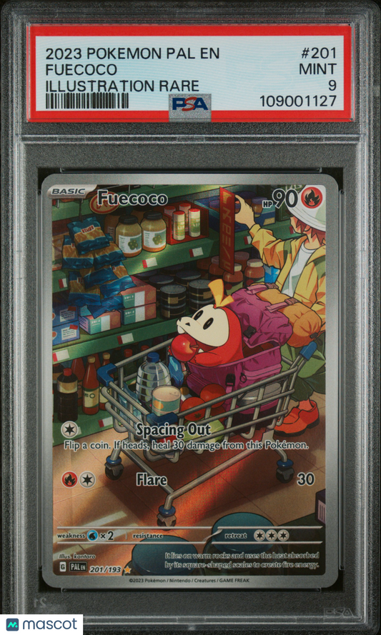 2023 Pokemon TCG Fuecoco Paldea Evolved #201/193 PSA 9