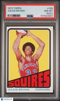 1972 Topps Basketball—Julius Erving #195 —PSA 8