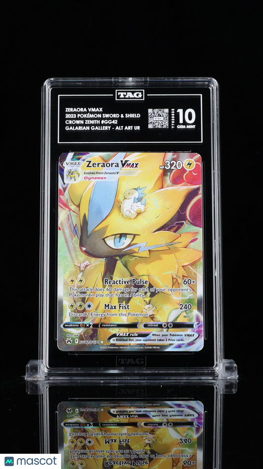 2023 Pokémon TCG Zeraora VMAX Crown Zenith #GG42/GG70 Alt Art UR TAG 10