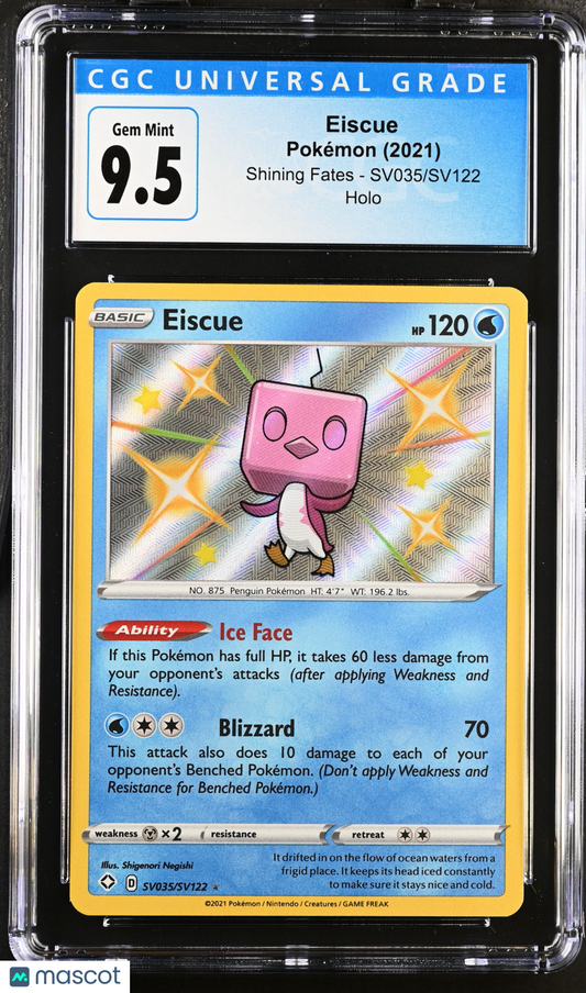 Eiscue 2021 Pokemon Shining Fates #SV035/SV122 CGC 10 - Papa Joey's Collectibles