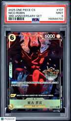 2025 One Piece—Nico Robin #107 3rd Anniversary Set—R (Chinese Exclusive) PSA 9