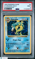 1999 Pokemon—Gyarados #6/102 Base Set (Shadowless)—Holo Rare PSA 9