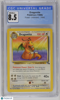 1999 Pokemon—Dragonite #19/62 Fossil—Rare Nonholo CGC 8.5